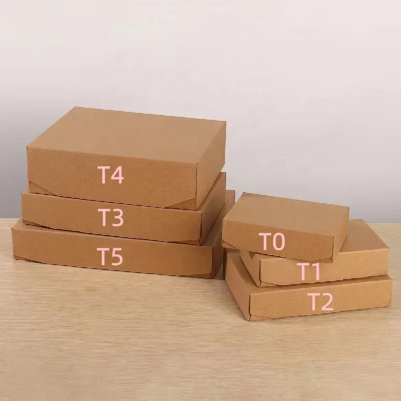 Custom Cheap Wholesale Kraft Brown Corrugated Paper Aircraft Flip Mailer Shipping Box For Packaging