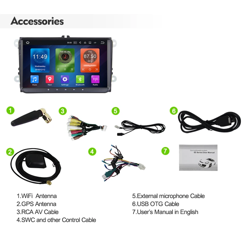Ersan Профессиональное аудио видео Android 10 автомобильное радио GPS DVD для VW Golf 5 6 Skoda Seat Octavia Fabia DSP Carplay