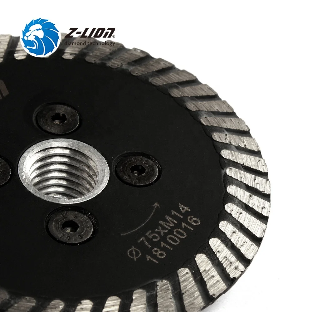 Z-Lion High Quality Mini Diamond Engraving Saw Blade With Removable M14 5/8-11 Flange Carving Stone Concrete Cutting Disc for En