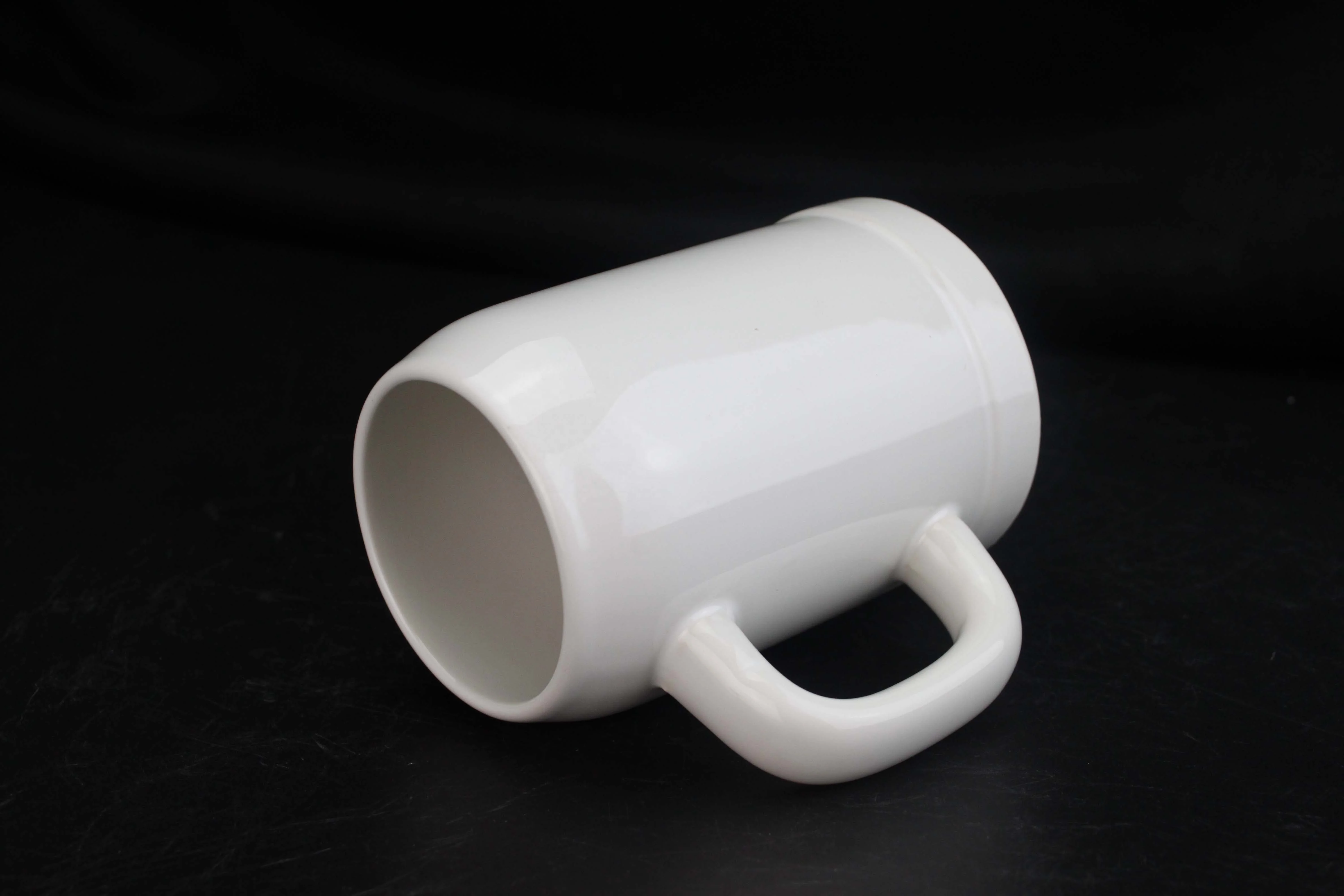 Wholesale Top Grade 20oz Ceramic Beer Stein Mug German Bavarian Drinking Tankard For Sublimation Blank