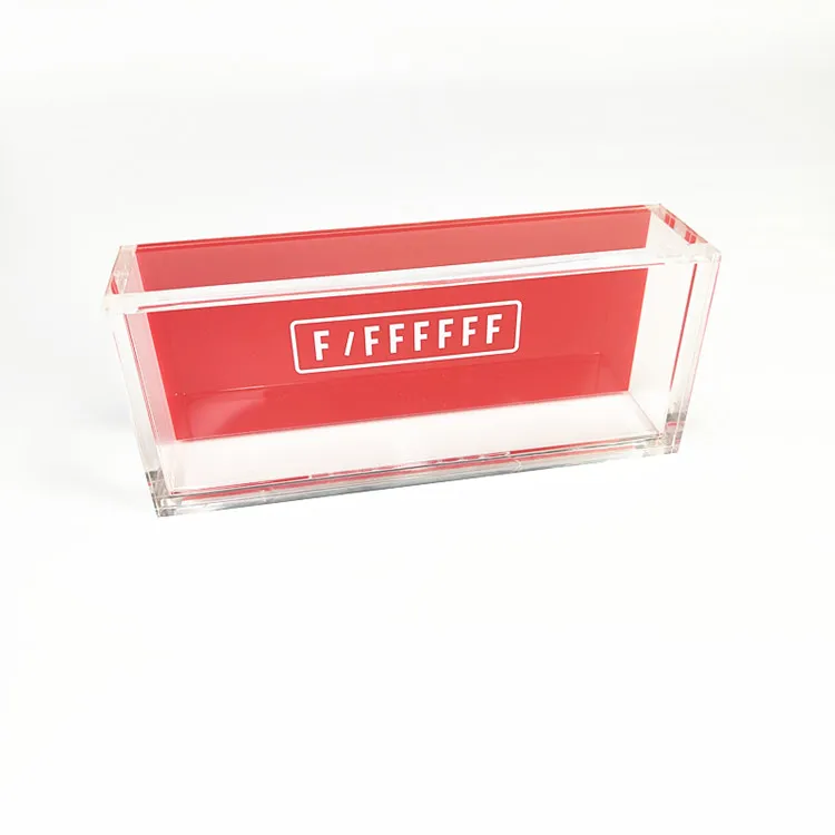Customized Acrylic Box clear plexiglass PMMA acrylic display 5 side box with lid/sliding lid