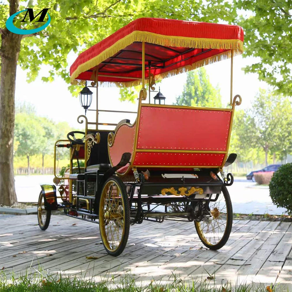 2024 Popular Tourist Passenger Reception Vehicles Electric Sightseeing Carriage Sightseeing Bus Car Classic