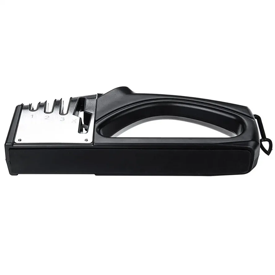Multi functional four-in-one knife sharpener