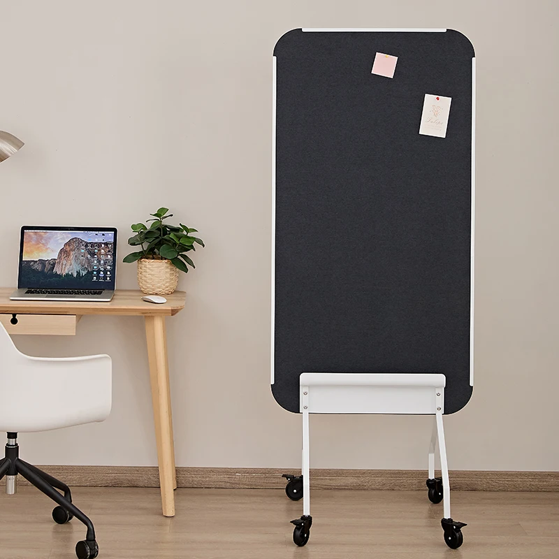Professional Factory New Design PET Portable Movable Erasable Dry Erase Acoustic White Board For Office