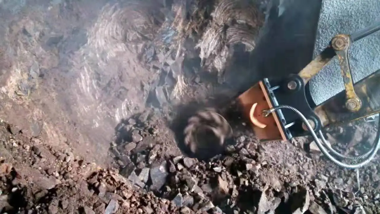 QinJia  Excavation and profiling of walls attachments hydraulic rotary drum cutter AMK300