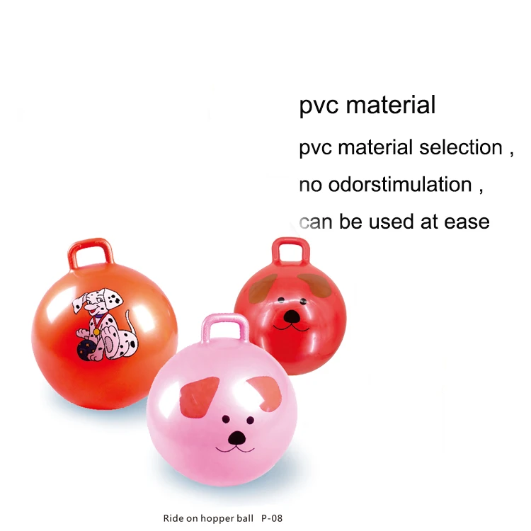 
No odor nontoxic and anti-burst OEM design PVC inflatable ball toys for children jump ball 