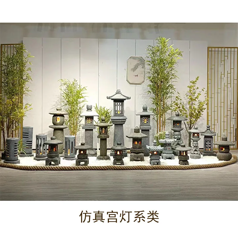 Lantern Most Popular Japanese Stone Stone Garden Products handmade stone for Sale Garden Customized