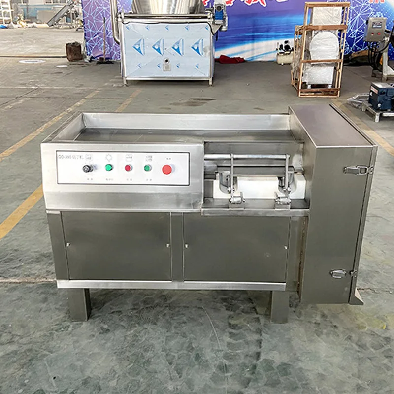 Automatic Raw Frozen Dice Cuber Mince Mini High-speed Cube Machine Home Use Stainless Steel Meat Dicer