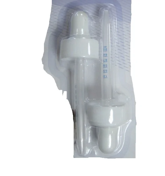 Plastic pet medicine liquid droppers, 1ml