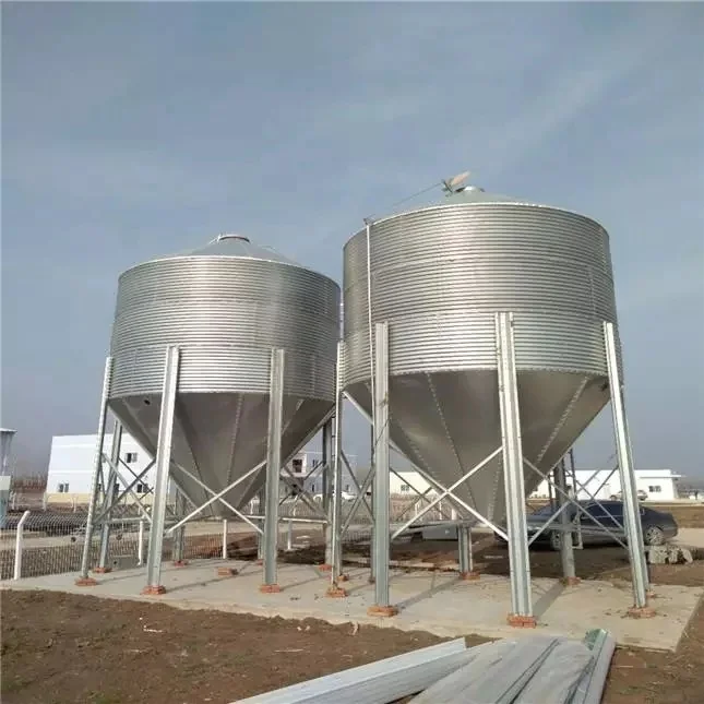 Agriculture Dry Bulk Feed Conical Flour Dust Filter Aeration System Storage Silo