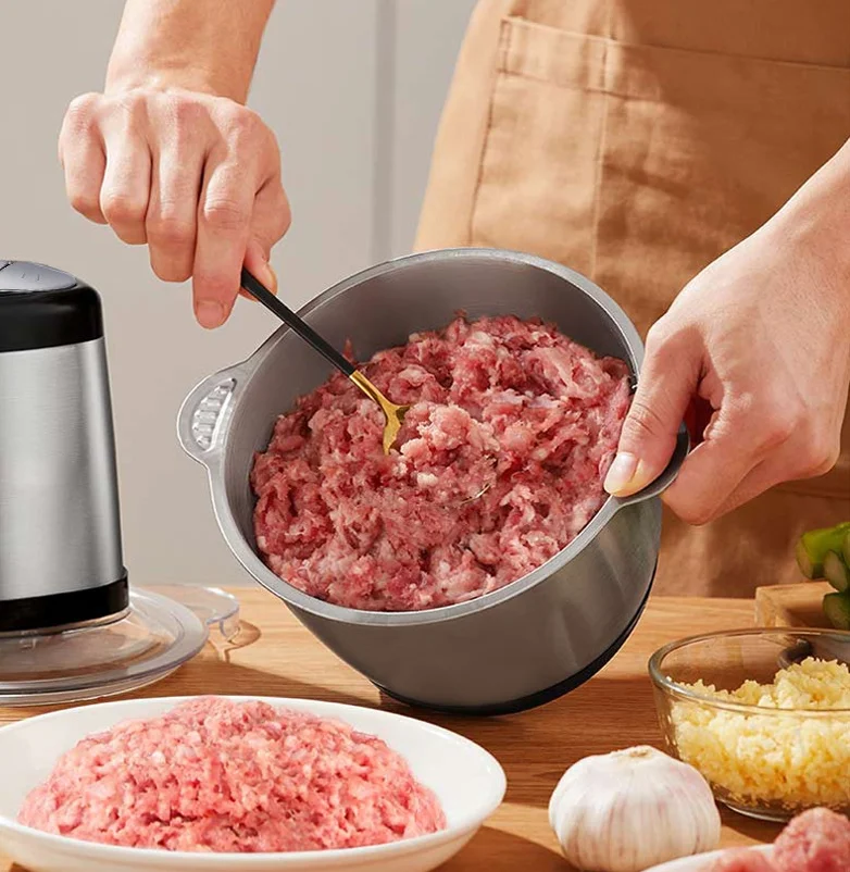Мясорубка электрическая из нержавеющей стали