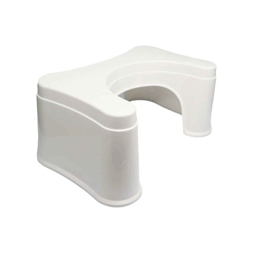 Sturdy and durable non-slip bathroom stool adult sturdy and comfortable squat PP+TPR toilet stool