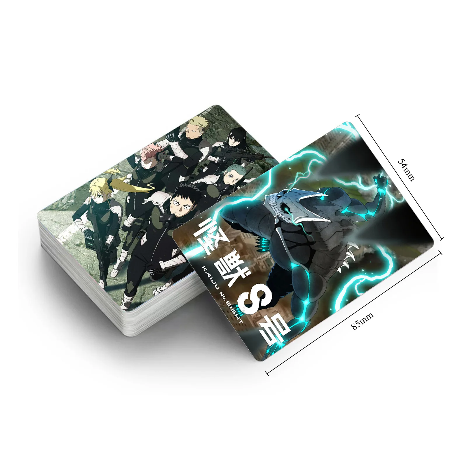 Minrogn Popular 30pcs/box Double Anime Kaiju 8 Lomos Card  High Definition Print Greeting Card Bookmark Postcard