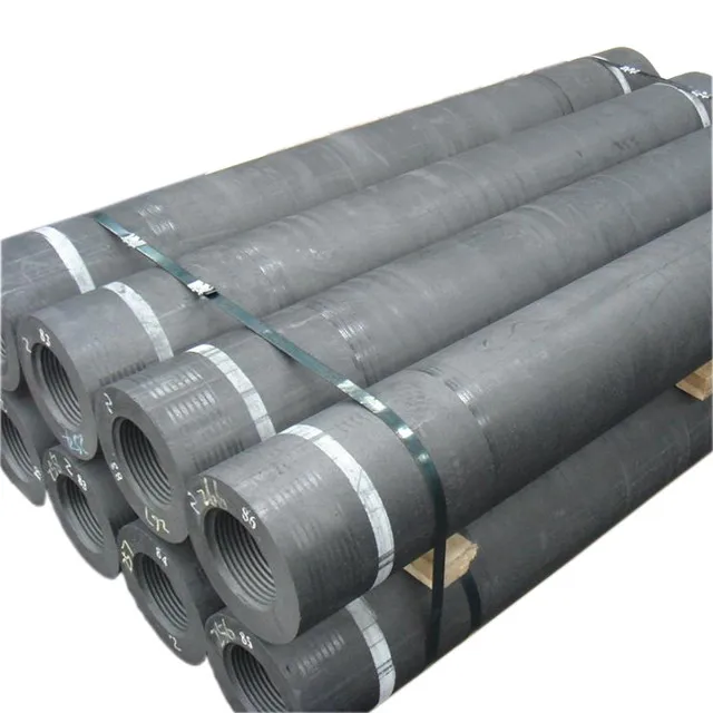 
RP grade graphite electrode RP 200mm with tapered nipple 