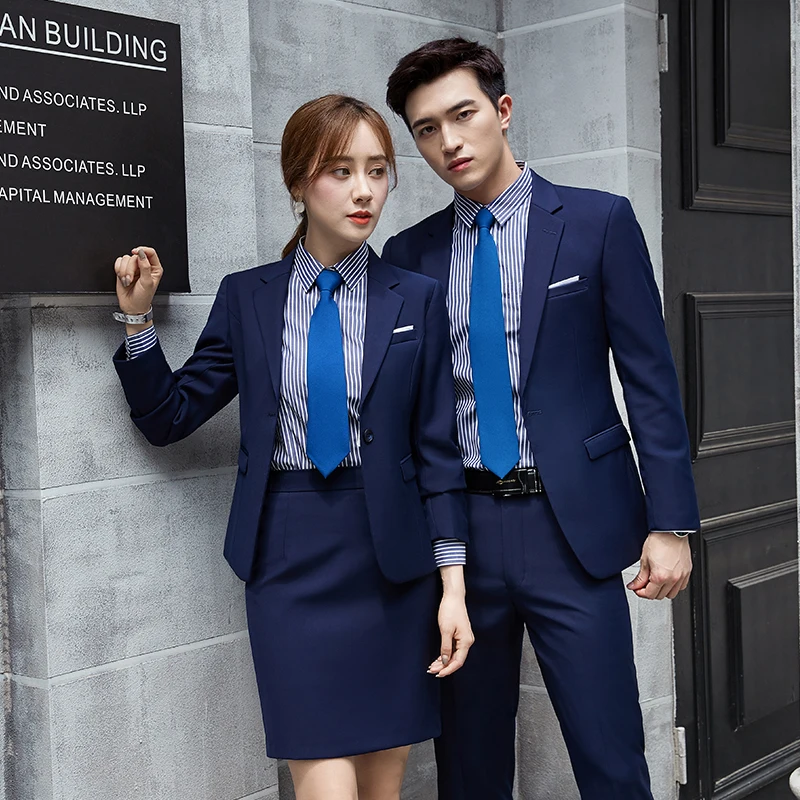 High-end business suit suits for men and women with professional suits, lawyers and teachers, fashion suits and overalls