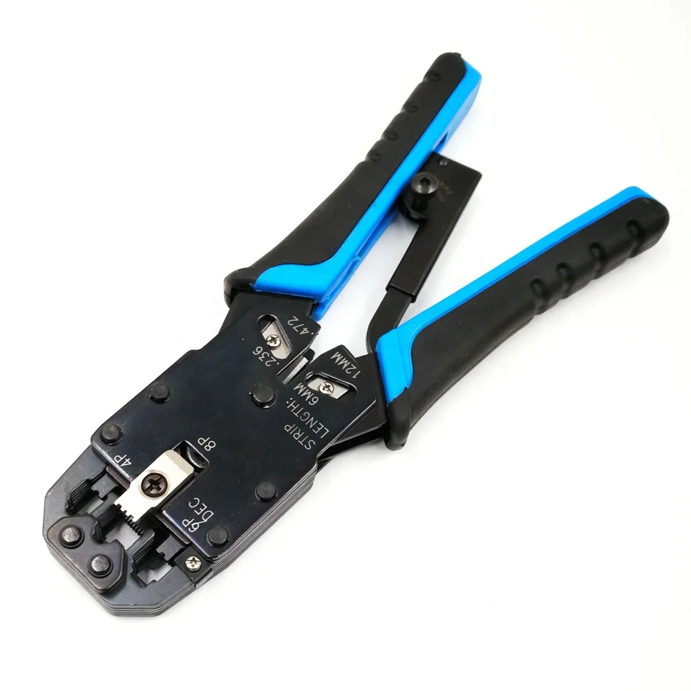 Тип штекера 8p8c Ponchadora rj45 rj 11 Pensesi модульная HT-2008R Cut RJ-11 (6p4c) rj-45 кабель Кримпер