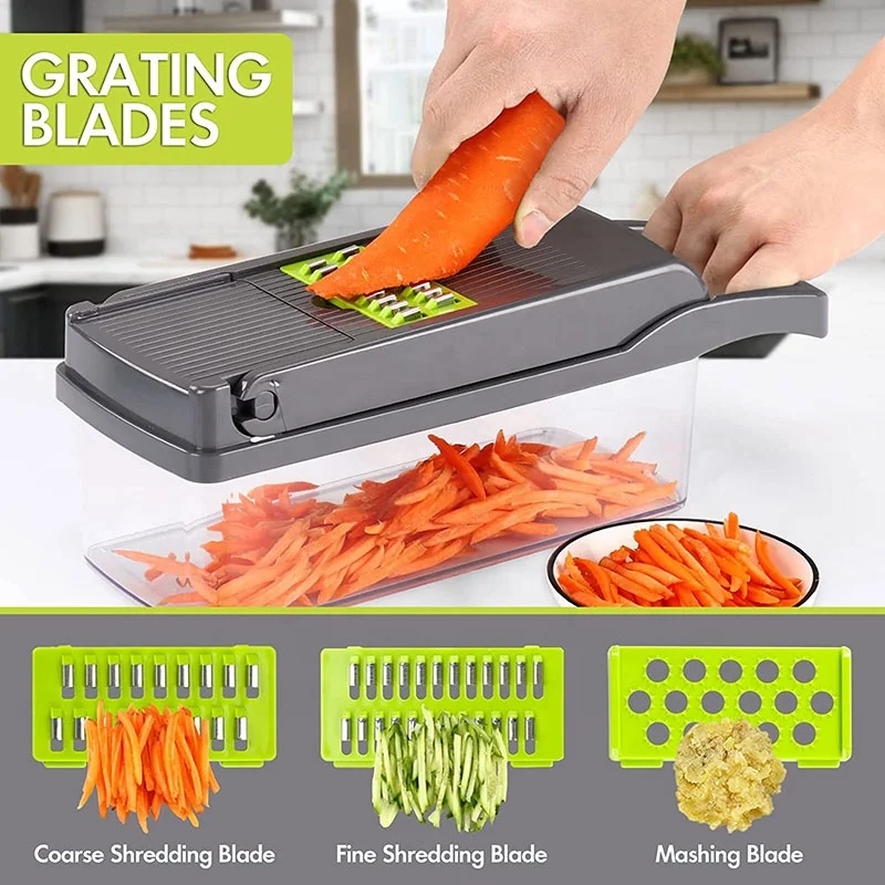 Multifunctional Kitchen Slicer Food Grater Vegetable cutter Slicer Dicer Cutter Onion Vegetable Chopper