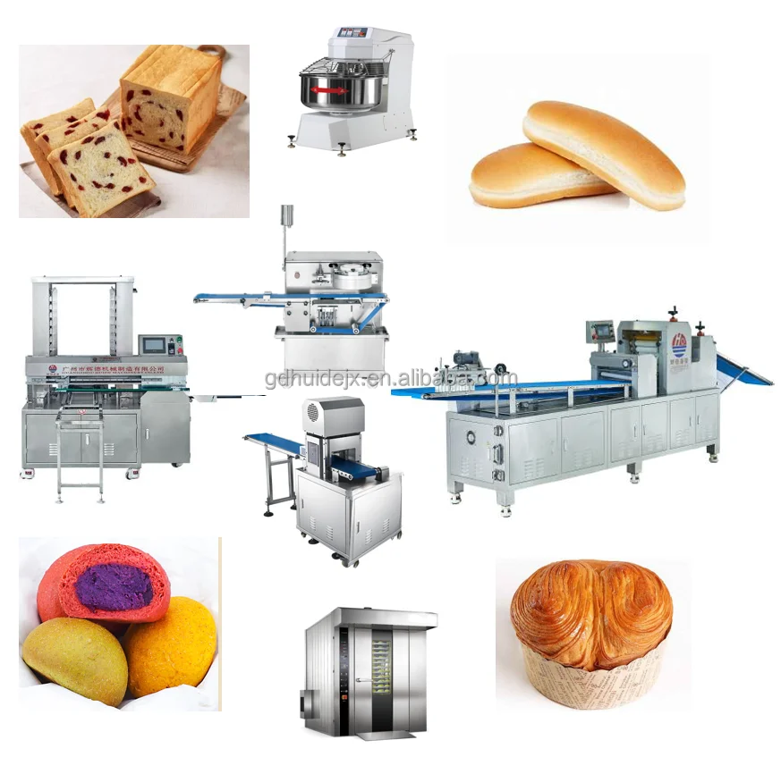 Industrial Bread Making Machines Fully Automatic Bread Production Line Bun Big Toast Loaf Bread Forming Machine