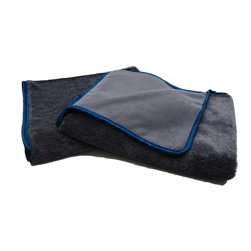 Micro fiber twist loop wash car towels 70X90cm absorption microfiber car wash cleaning twist loop drying towel