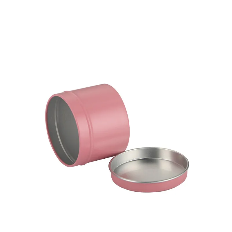 OEM Colors Green Tea Powder Caddy Container Metal Tin Can Matcha