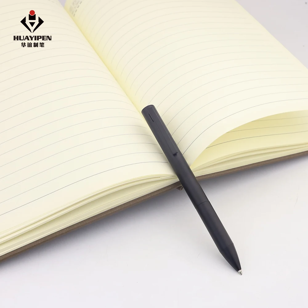 High Quality Black Simple but Elegant Ballpoint Pen logo for Conference