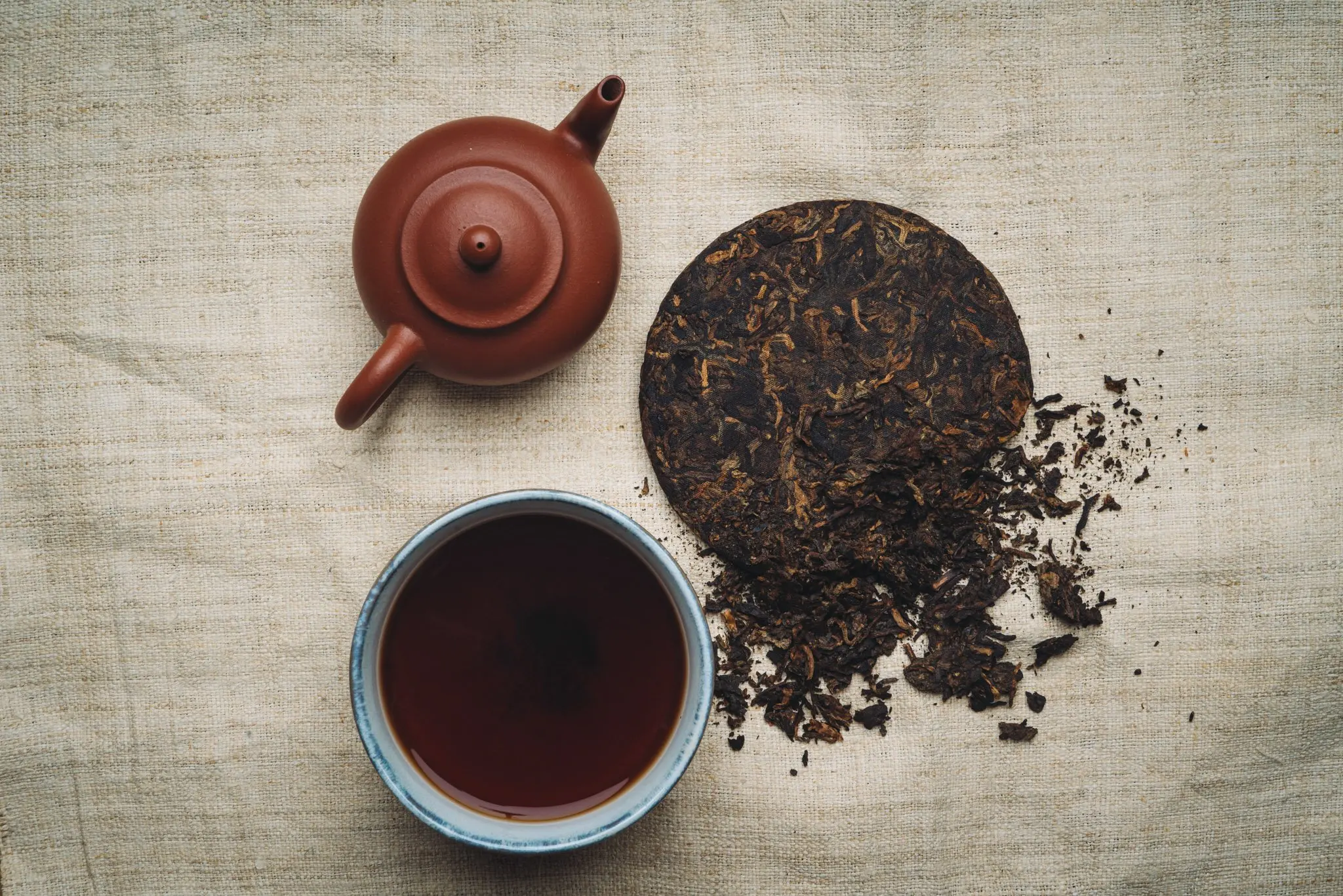 High Grade Fermented Loose Leaf Puer Tea Puer Raw Tea Cake Old Puer Chai Bulk Loose Tea