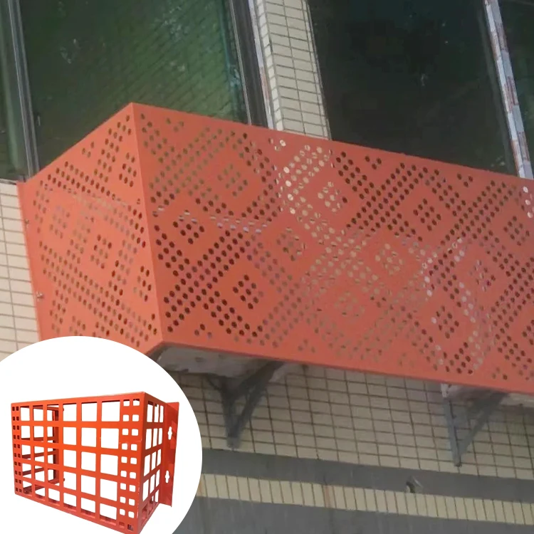 Top Selling Dust Cover For Metal Aluminum Air Conditioner Outdoor Fan Outside Unit Cover