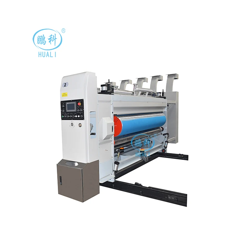 Corrugated box machine cardboard printing slotting die cutting machine