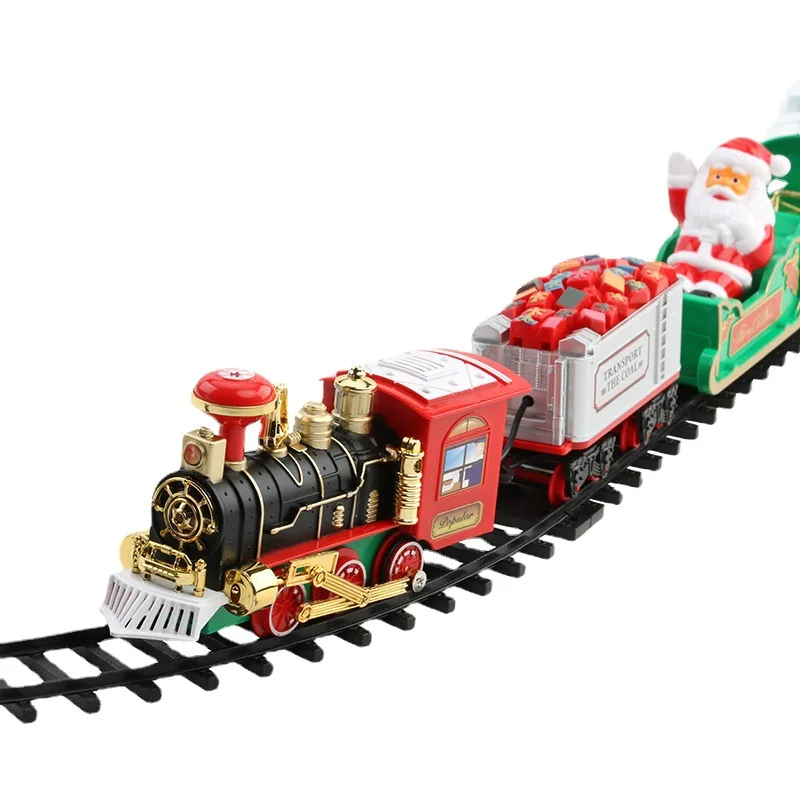 Railway Toy Car Track Kids Plastic Race Train Set Tracks Rail Fast Cars Slot Toys