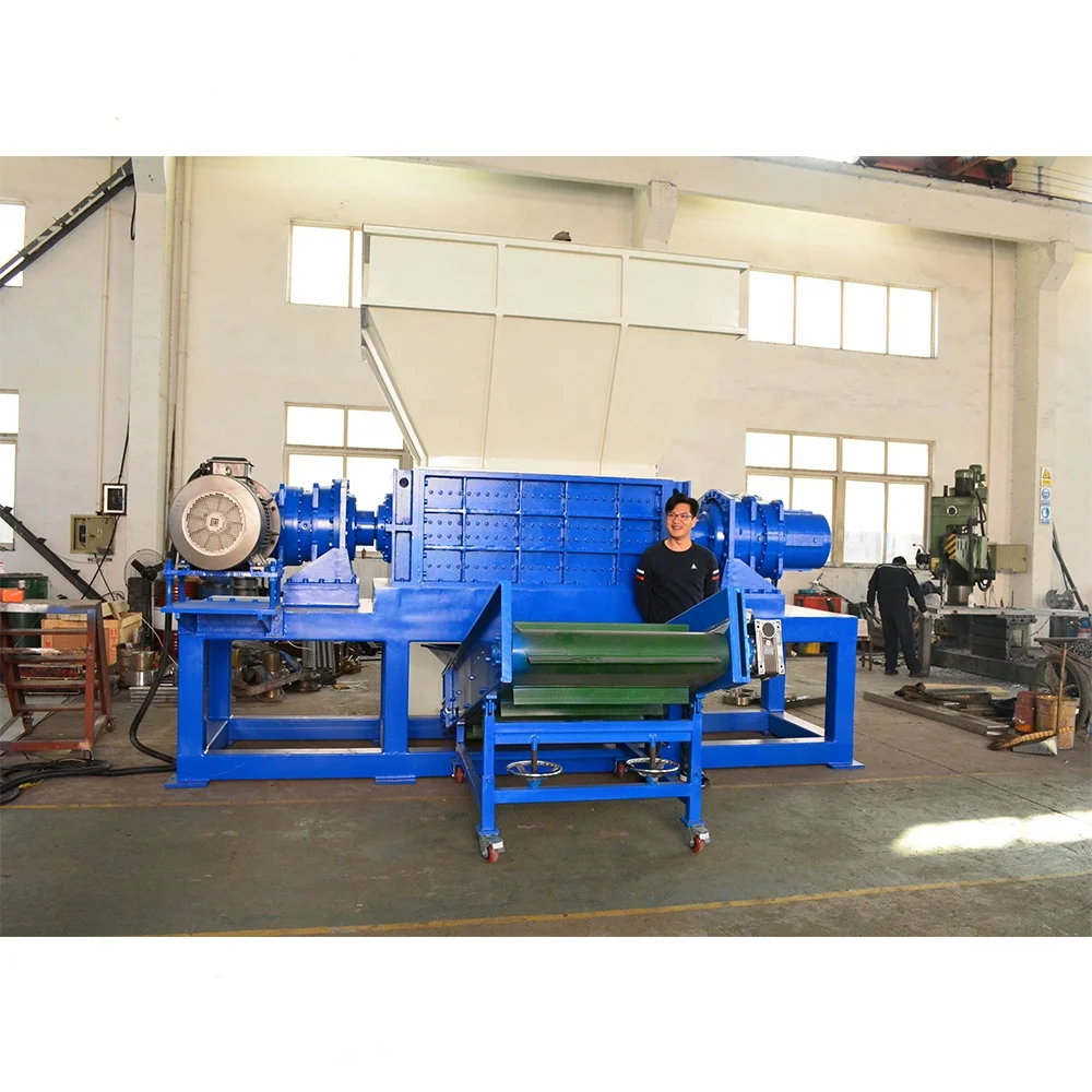 Car Tire/Plastic/Rubber/Drum/Bucket/Barrel/Bottle Shredder From Quality Manufacturer