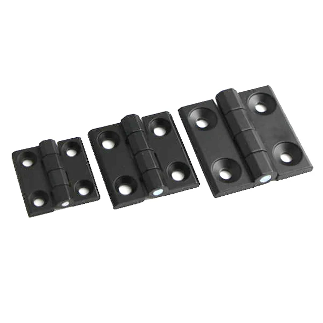 Black Zinc Alloy Adjustable Torque Small Cabinet Hinges Mini damping Hinge For Electrical Cabinet Hinge