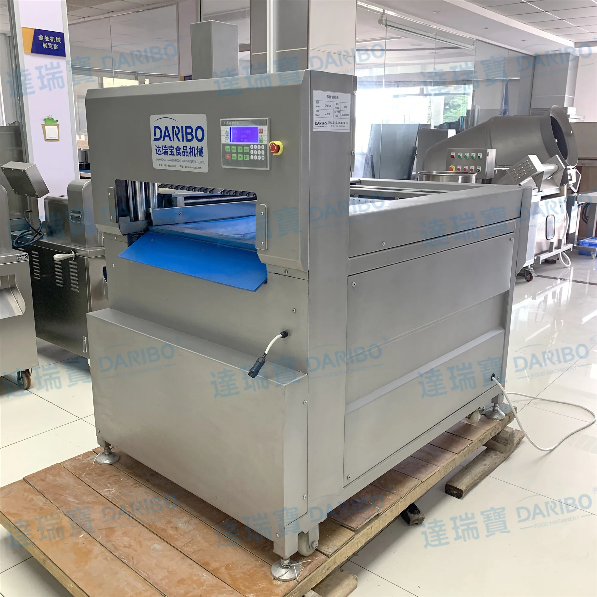 High Precision Cutting Mutton Rolls Cubes Frozen Beef Cubes Cutter Cod Slicer Compound Fish Processing Machine