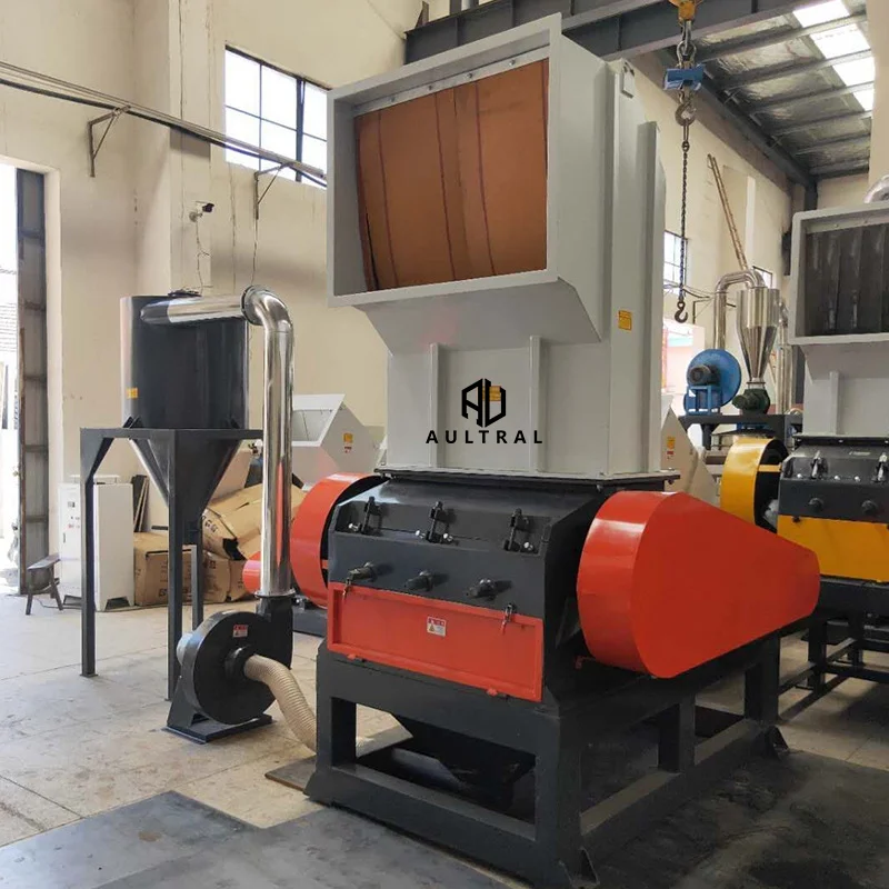 Manufacture Heavy-duty Plastic Crusher PVC Pipe Crushing Machine Waste Rubber Plastic Crusher