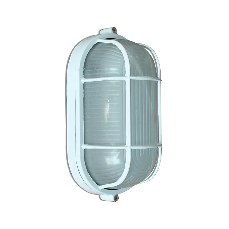 Outdoor Oval shape IP65 E27 led bulkhead wall mounted light