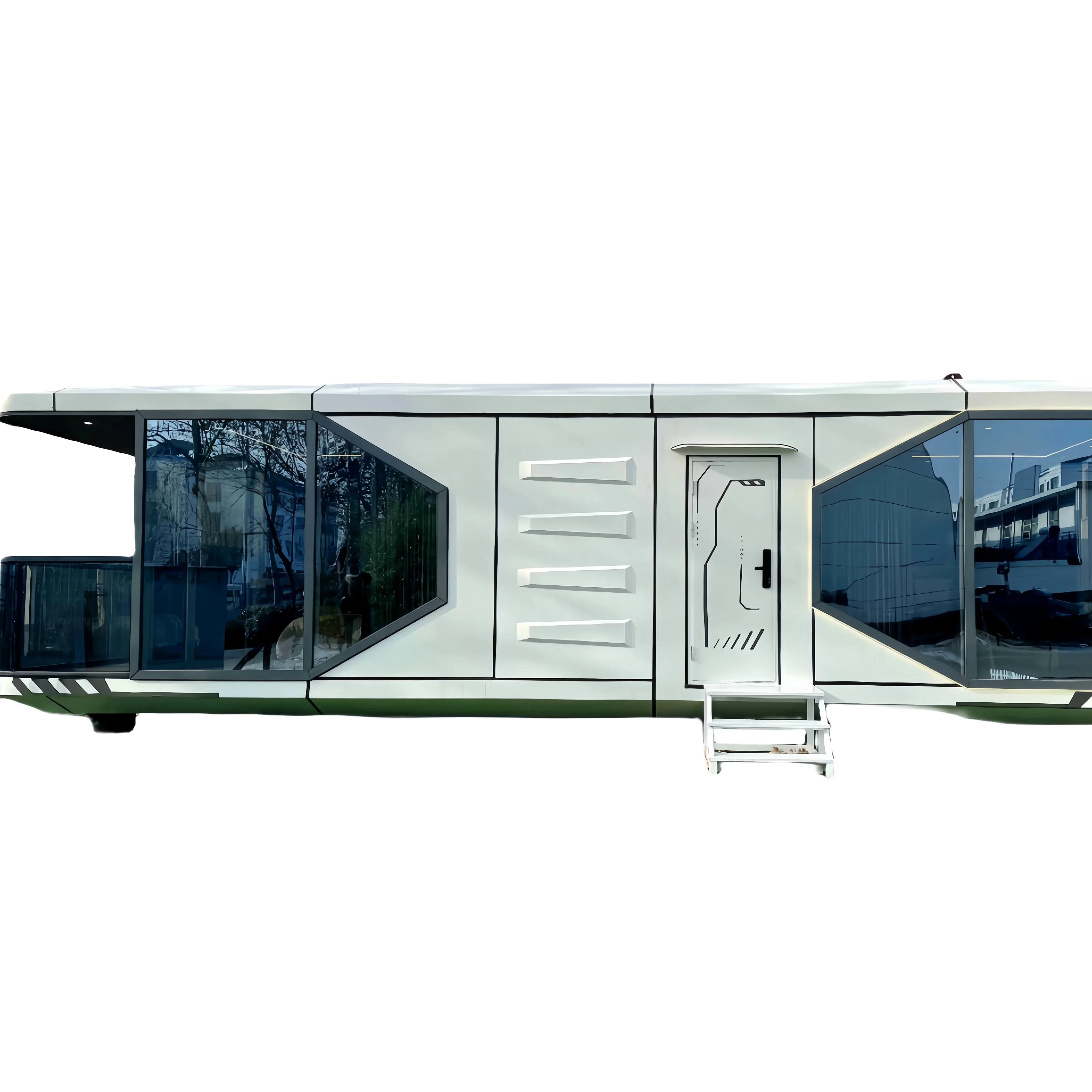 Standard Modern Camping Pod Space Prefab Portable Mobile Capsule House Aluminum Hotel with Bathroom Prefabricated Villa Home