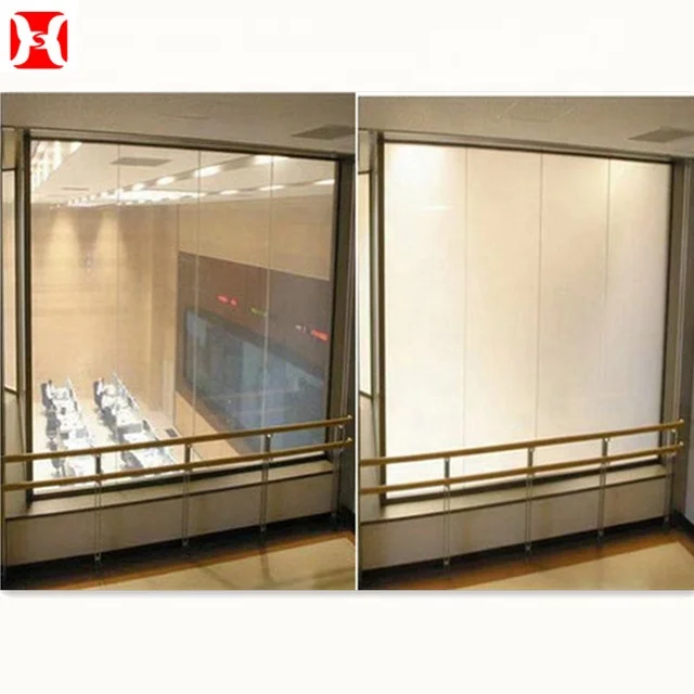 Factory Supply Electrically Switchable Smart Glass PDLC Film With Adapter Switchable Sample