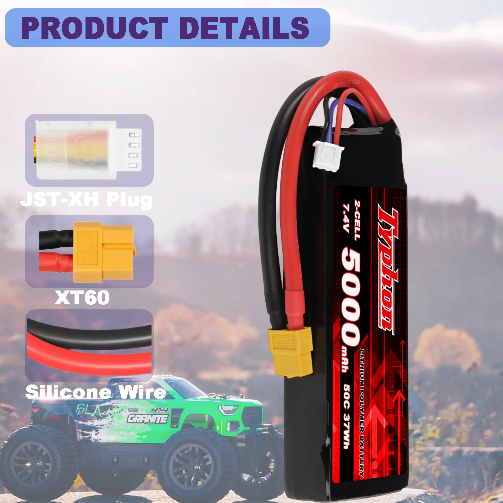 High Quality 1s 2s 3s 3.7v 7.4v lipo battery 1000mAH 1200mAH 1500mAH 2200mAh 5000mAh Lithium polymer batteries