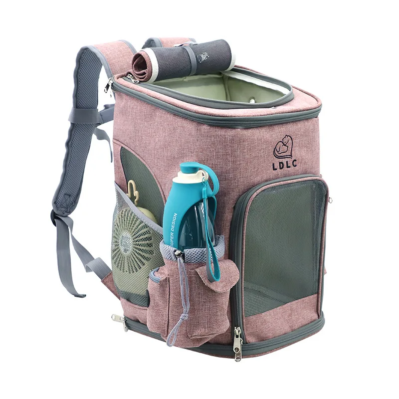 
Factory Hot Sale Pet Carrier Backpack Eco-Friendly Foldable Pet Carrier Bag Dog Cat Tote Bag Pet Travel Bag 