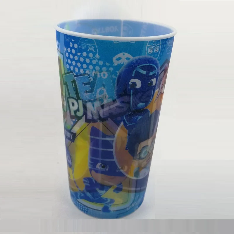 BPA free PP Tumbler Cup Promotion 3D flip  Lenticular Plastic Drinking Cup