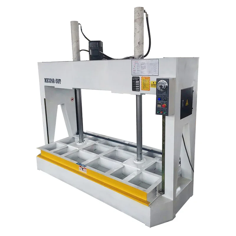 Деревообрабатывающий станок для холодного прессования с сильной структурой, гидравлическая деревообрабатывающая дверь, 50 тонн