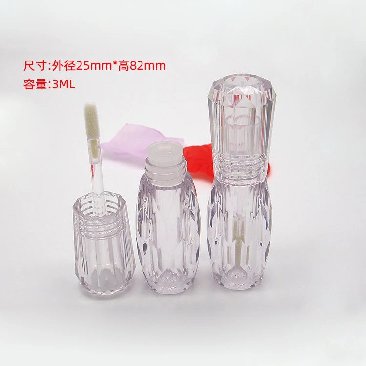 
transparent clear lip gloss bottle empty private label 