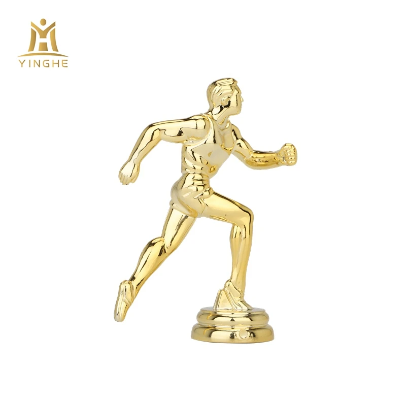 Wholesale custom plastic sport trophies parts and components for track and field events and running trophies