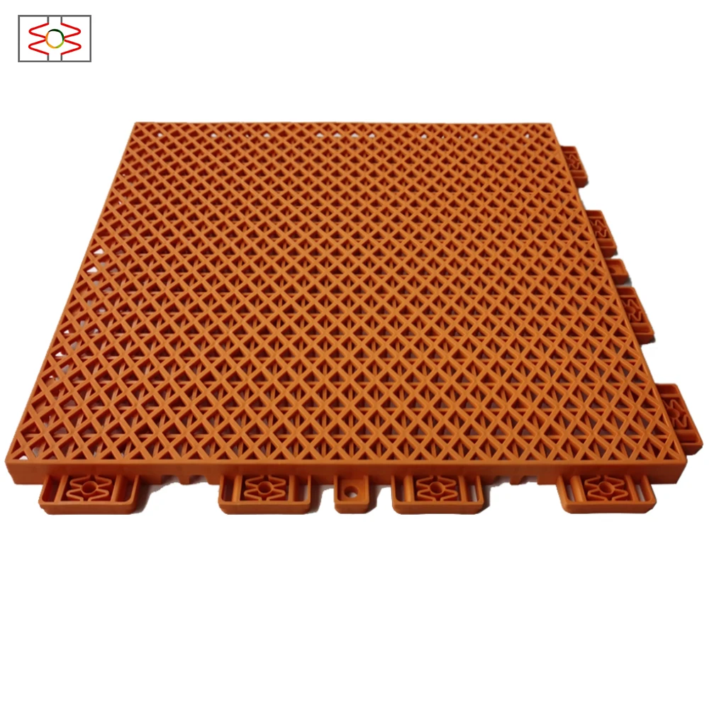 Interlocking indoor portable court futsal sport floor rubber basketball court badminton soccer outdoor tile flooring