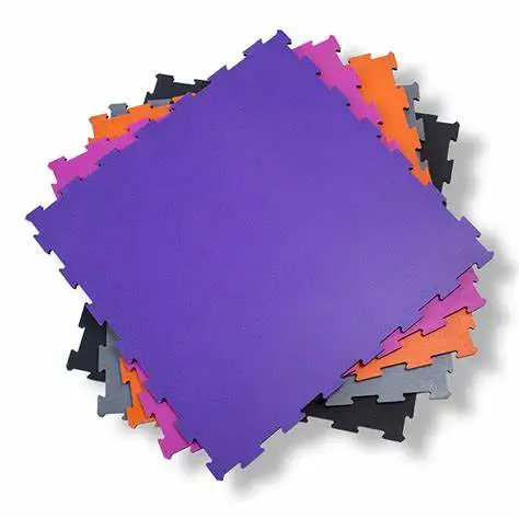 4cm 4.5cm 5cm yellow red green grey rubber tile for garden rubber flooring