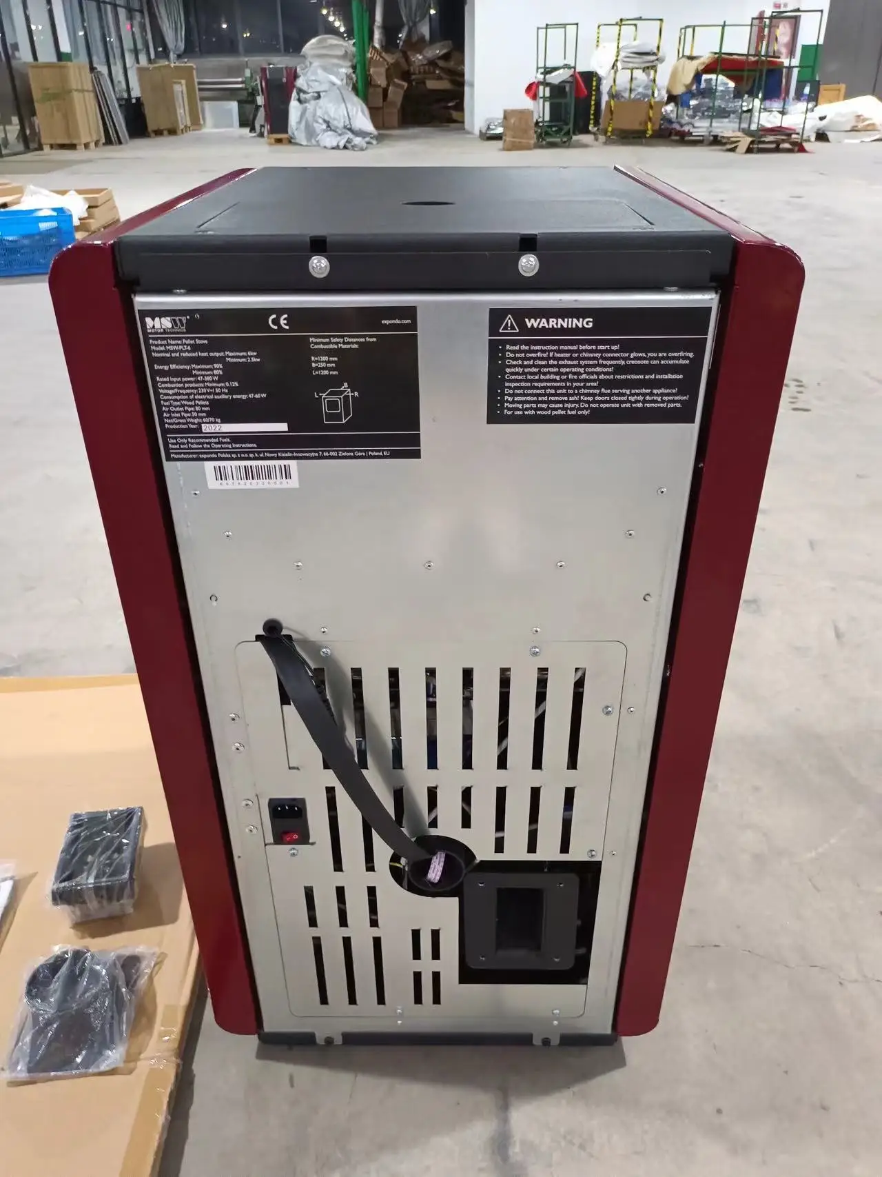 Adorefires Auto Ignition Pellet Stove Modern Freestanding Cheap Wood Pellet Stove with Water Heater