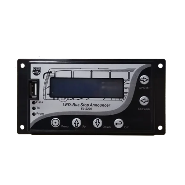 Bus Stop Announcer  Used for switching bus route information according to manual operation by driver