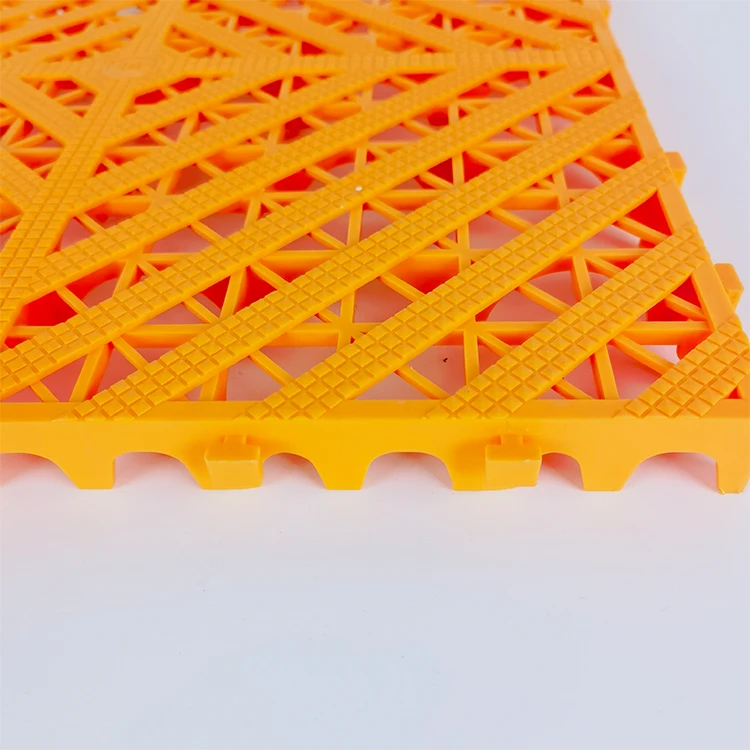 400*400*30mm PP Removable Plastic Interlocking Floor Tiles Garage Mat for Car Washing Convenient Cleaning Tool