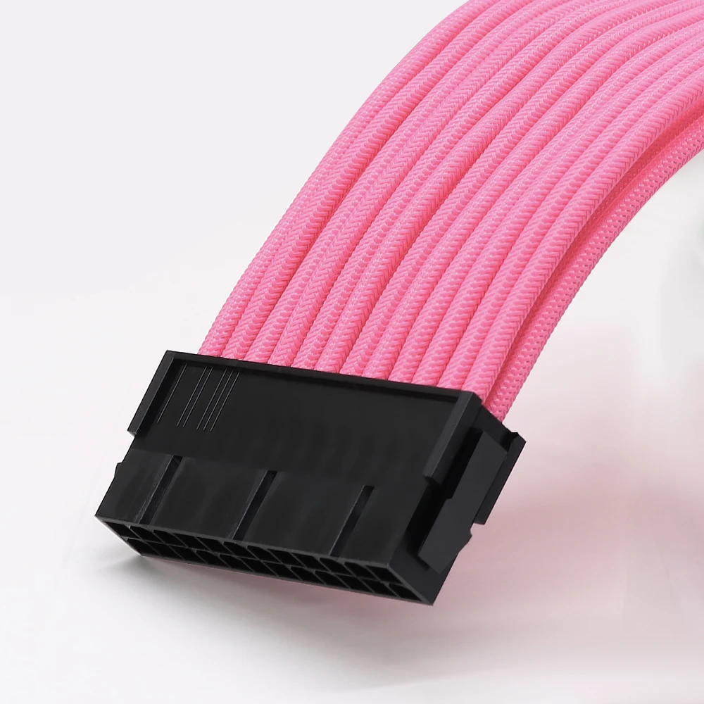 SAMA 18AWG 30cm ATX 24-pin Pvc Copper Stripped  Extension Cable Computer Extension Cord
