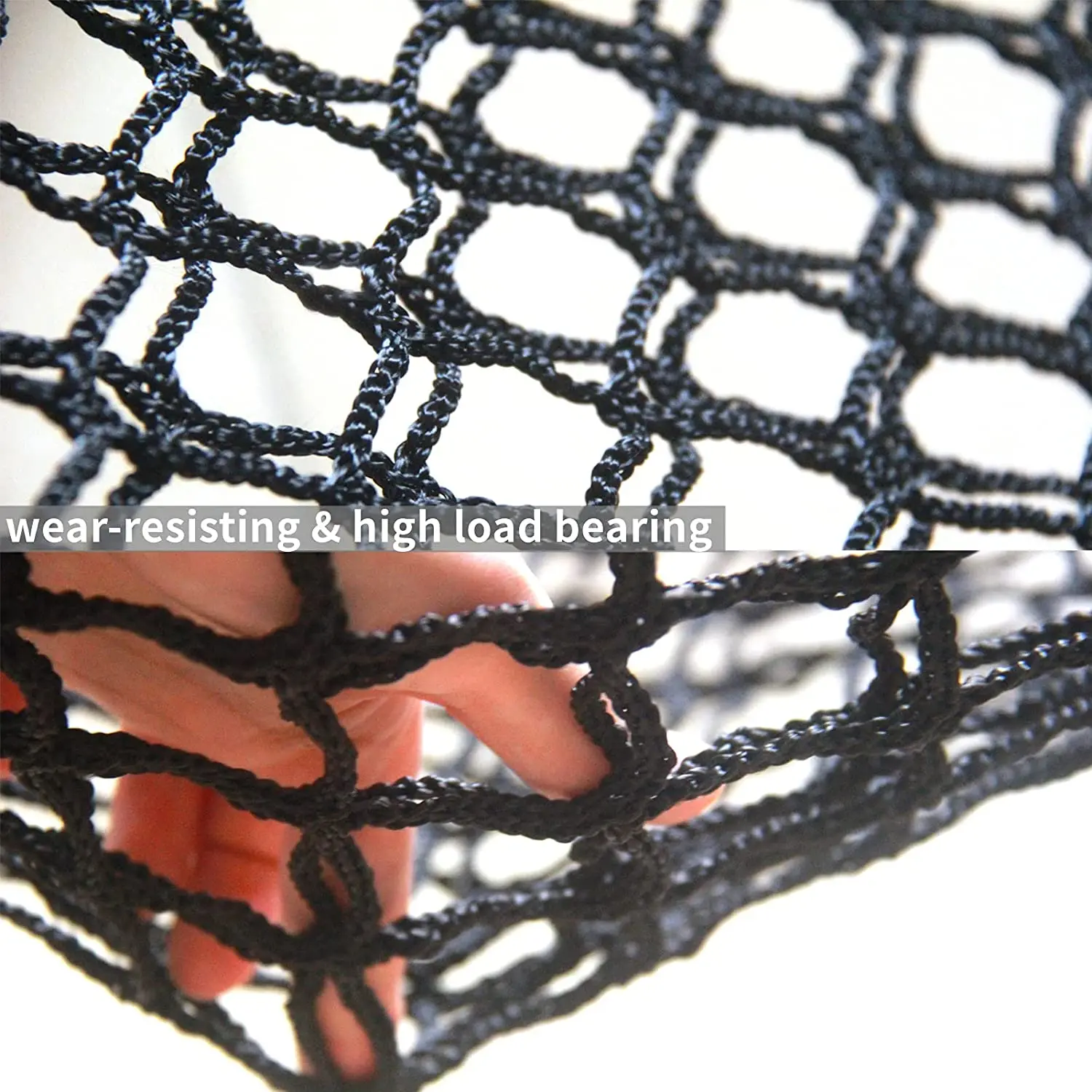 Kids Playground Play Safety Net Climbing Cargo Net Treehouse Accessories Double Layers Heavy Duty Backyard Net Bridge