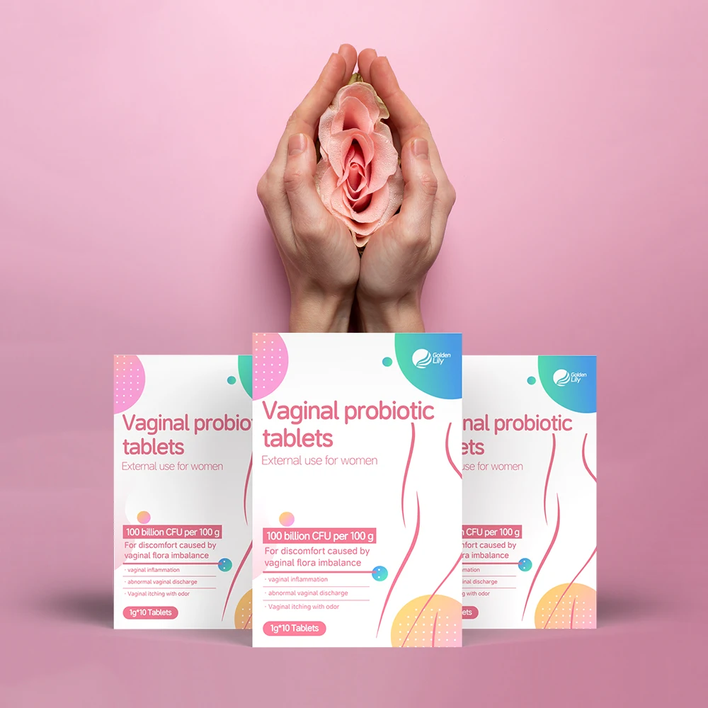 OEM/ODM вагинальные пробиотические таблетки для наружного применения Yoni Pops лечения вагинального запаха pH сбалансированные Пробиотики